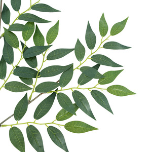 <span class=keywords><strong>Hojas</strong></span> Artificiales Verdes para Jardín, <span class=keywords><strong>Hojas</strong></span> de Banyan de Aspecto Real, Ramo Artificial Colorido, <span class=keywords><strong>Hojas</strong></span> Artificiales a Granel para Decoración de Paredes - Product Image 5