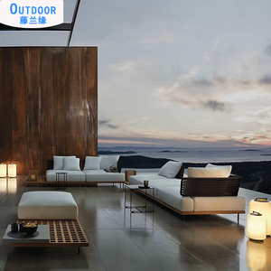 Vendita Diretta dalla Fabbrica: Divano Moderno a Forma di U per Villa, Giardino, Interni ed Esterni, Arredamento di Lusso per Hotel e Cortili - Product Image 6