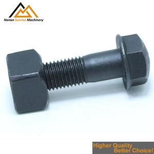 निर्माण मशीनरी भागों खुदाई बाल्टी दांत ट्रैक जूता बोल्ट वर्ग नट अंडरकैरिज घटक जस्ता प्लेटेड ग्रेड - Product Image 4