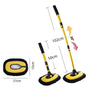 Brosse de lavage de voiture avec <span class=keywords><strong>balai</strong></span> de nettoyage en microfibre à long manche Outil de kit - Product Image 3