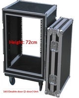 Caisse de transport antichoc et robuste 12U/16U pour amplificateur audio et équipement de mixage