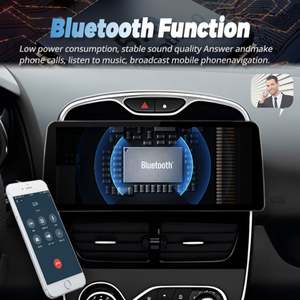 Écran 12,3 pouces 1920*720, autoradio Android 13, lecteur vidéo de voiture, stéréo pour Renault Clio 4 2012-2016, GPS, multimédia, Carplay, autoradio - Product Image 4