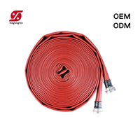 Tuyau d'incendie en caoutchouc nitrile durable de 1 à 12 pouces, PVC NBR TPU, couleurs personnalisées pour la lutte contre l'incendie et les secours
