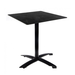 Folding <strong>Outdoor</strong> Furniture Set Aluminum Alloy <strong>Foldable</strong> Dining Cafe <strong>Table</strong> With Different Choices of Color - Product Image 1