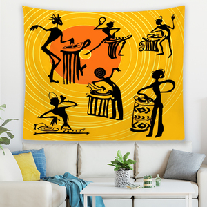 Tribale motivo geometrico etnico decorativo personalizzato arazzo coperta per la decorazione della stanza - Product Image 4