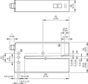 MS-SICK UNF3-70B413 6049678 อัลตราโซนิกยู-สล็อตโฟโตอิเล็กทริคสวิตช์เซนเซอร์เซ็นเซอร์แบบส้อมสำหรับอุปกรณ์ไฟฟ้า - Product Image 6