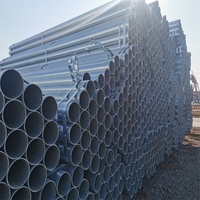Tuyaux en acier galvanisé GI sans soudure de 200 g/m² conformes à la norme ASTM, longueur 12 m, pour chaudières à mazout et pipelines de forage, soudage disponible