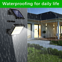 Lámpara Solar Retro de Pared para Exteriores, IP65 Impermeable, LED, Lámpara de Jardín con Sensor de Movimiento Ajustable 360°, Aplique de Seguridad para Patio y Camino
