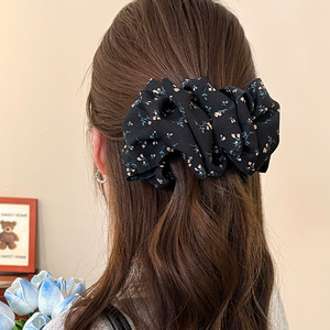 Pinzas para el Cabello con Estampado de Puntos Blancos y Negros Jiamu, Tamaño Grande, Buena Calidad, Moda Elegante, Accesorios para el Cabello con Forma de Plátano para Mujer - Product Image 4
