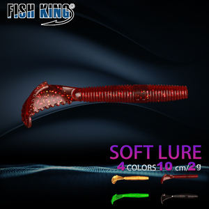 Fish king – leurre de pêche en Silicone Rer-8 #, Wobbler Bass, appât artificiel souple, brochet, saumon, vie comme leurre, <span class=keywords><strong>outil</strong></span> de pêche 30 pièces/sac - Product Image 2