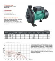 Pompe à eau monophasée 220V à double turbine SCM2 2.2KW 3HP avec moteur à bobines en cuivre, hauteur de refoulement max. 68M pour transfert d'eau propre