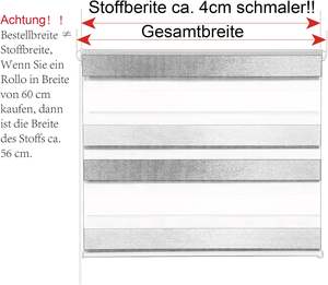 WOLTU Persiana Enrollable Doble Klemmfix Sin Perforación Mármol Gris W 100xH150cm Tirador Lateral Easyfix Translúcido Opaco Impermeable - Product Image 4