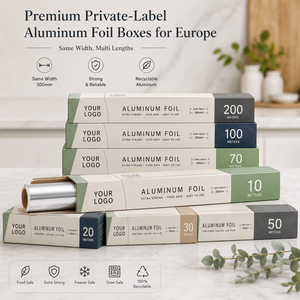 <span class=keywords><strong>Papel</strong></span> de <span class=keywords><strong>Aluminio</strong></span> Liso de Grado Alimenticio al por Mayor para Envasado de Alimentos y Uso en Repostería, Aleación 8011, Tempera Suave, 100 <span class=keywords><strong>Metros</strong></span> - Product Image 4