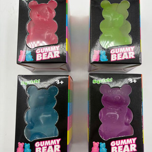 Nouveau produit : Ours en peluche Maltose End Box, jouet anti-stress à presser et rire, gadget de relaxation, jouet à rebond lent, en boîte - Product Image 5