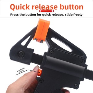Morsetto da Falegnameria Multifunzionale Reversibile con Clip a F in Nylon <span class=keywords><strong>Nero</strong></span> Hundred Bulls per Serraggio e Fissaggio - Product Image 3