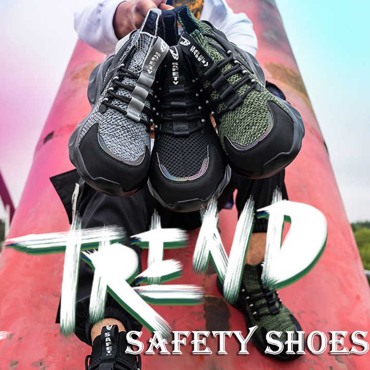 Scarpe antinfortunistiche conduttive suola in acciaio anti smash
