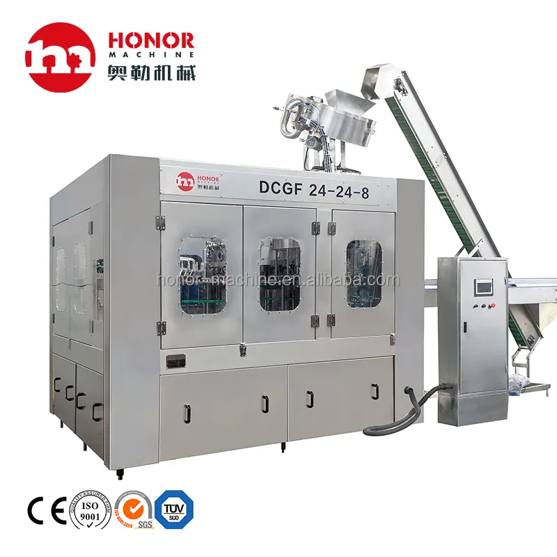 Carbonated soft drinks filling machine production line / soda water making machine