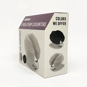 Special Designed Paper Packaging For Memory Foam Travel Pillow
