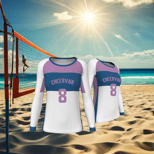 Bayan Allover baskılı voleybol formalar yüceltilmiş uzun kollu voleybol gençlik için giymek - Product Image 1