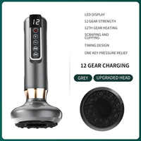 Appareil de grattage de tête magnétique avec ventouses électriques rechargeables Guasha avec produits de massage corporel par aspiration