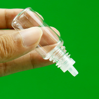 Bouteilles en plastique premium avec logo 5g/8g/10g, flacon compte-gouttes LDPE vide pour échantillons liquides, conteneur souple avec impression sérigraphique, colle incluse