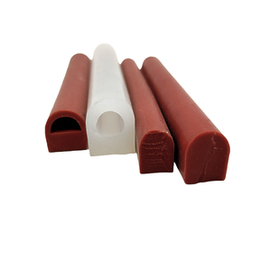 Bande de caoutchouc solide en forme de D, joint en silicone haute température, auto-adhésif, pare-chocs pour four, cuiseur vapeur, <span class=keywords><strong>porte</strong></span> en bois - Product Image 1