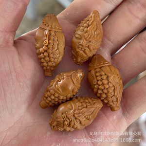 אביזרים לעדי אבזרים ליבות זית גילוף עושר האל צמיד פנים נבוכה פנים pixiu תכשיטים תכשיטים בעבודת יד ביד - Product Image 1