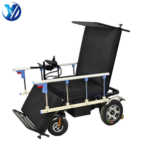 पोर्टेबल इलेक्ट्रिक व्हीलचेयर सस्ती कीमत टिंगटिंग और उठाने पैर पैनल मोटर चालित व्हीलचेयर बिस्तर - Product Image 3