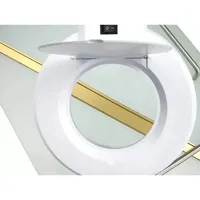 Chariot de salon multifonctionnel avec 4 tiroirs Chariot de beauté Tiroirs avec lumières LED Tabouret de magasin Chariot Meubles