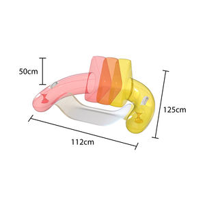 Chaise Flottante <span class=keywords><strong>Gonflable</strong></span> Personnalisée avec Poignée, Transparence, Forme en U, Porte-Gobelet, Matériau PVC, Capacité Max. 100 kg - Offre Spéciale - Product Image 4