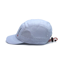 Casquette de baseball 6 panneaux respirante à séchage rapide pour l'été, style hip-hop, en maille, à bord plat, réglable, pour le sport, l'alpinisme et la course à pied