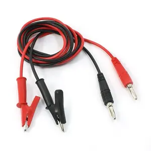 Tigerwill manufacturer Alligator Clip To Banana Male Plug Test Lead Probe Cable