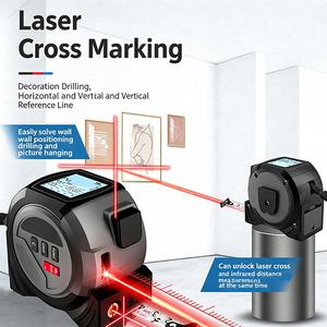 Télémètre laser multifonctionnel 3 en 1, portée 60 m, pour la construction et l'<span class=keywords><strong>immobilier</strong></span> - Product Image 3