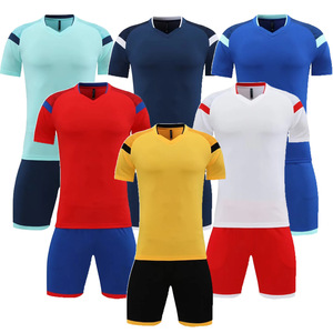 Kit da <span class=keywords><strong>calcio</strong></span> per studenti della scuola primaria e secondaria per bambini maglia a maniche corte e pantaloncini da gioco - Product Image 2
