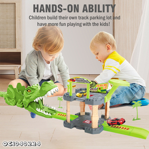 Catapult <span class=keywords><strong>Parking</strong></span> Lot Dinosaur Track <span class=keywords><strong>Car</strong></span> Set Toy Track Jeu pour enfants avec <span class=keywords><strong>voiture</strong></span> en alliage - Product Image 4