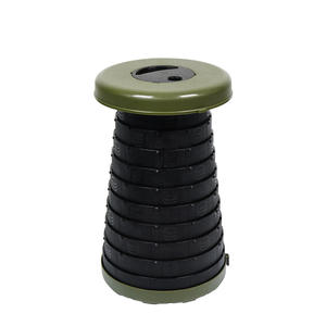 Sgabello e sedia pieghevoli portatili leggeri mobili da esterno in plastica di piccole dimensioni campeggio Picnic Travelling Fishing Park - Product Image 5