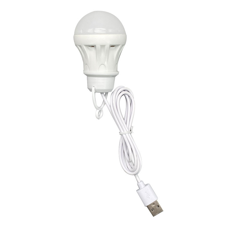 Boyid Wholesale USB Interface Rechargeable LED Light Bulb Energy Saving DC 5V Voltage for Bedroom Picnic Camping