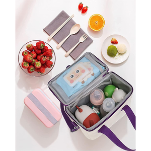 Sacs d'école pour filles et sac à lunch pour femmes avec compartiment à lunch pour femmes - Product Image 3