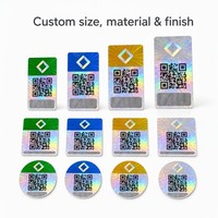 Étiquette holographique à gratter avec code QR, haute sécurité, anti-contrefaçon, traçabilité des données variables, autocollant personnalisé, emballage sur mesure, faible MOQ