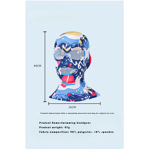 Masque de protection solaire d'été pour hommes et femmes jouant en plein air dans l'eau Masque de natation respirant Protection UV Visage Gini - Product Image 6