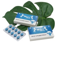 Comprimés bleus de marque privée pour la vitalité masculine à base d'Herbe de Chèvre Cornée - Pilule d'amélioration masculine personnalisée 100mg et 500mg