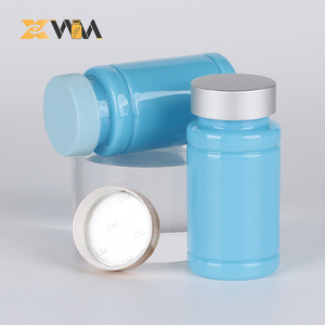 Hot Sale Blue PET Medicine Bottle 100-250ml 37mm Mouth Pharma Grade for Health Products Packaging - Product Image 1