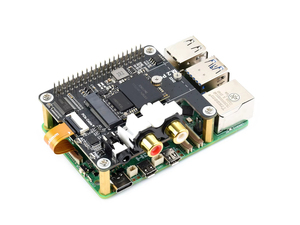Adaptador PCIe a M.2 HAT con extensión de audio I2S para Raspberry Pi, compatible con unidad de estado sólido con protocolo NVMe, auriculares de 3,5 mm K558 - Product Image 5