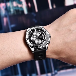 Reloj BENYAR para Hombre, Reloj de Pulsera de Cuarzo Deportivo, Cronógrafo, Resistente al Agua, con Fecha, Manecillas Luminosas, Reloj Masculino - Product Image 4