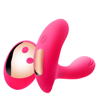 Masseur vibrant portable pour le point G, télécommande sans fil, 10 fréquences, 3 vitesses, étanche, pour le bien-être intime des femmes