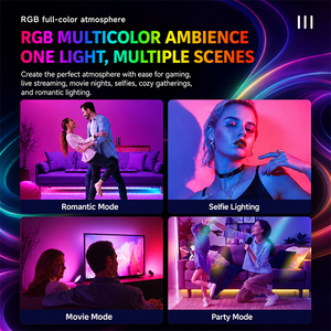 مروحة سقف حديثة بإضاءة <span class=keywords><strong>LED</strong></span> مع تحكم عن بعد، منخفضة الضوضاء، بـ 5 شفرات، محرك تيار مستمر، قابلة للتعتيم، 6 سرعات، مصنوعة من البلاستيك ABS، 220 فولت، إضاءة داخلية - Product Image 3