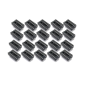 Base de Conexión Durable de 16 Pines DIP para Microcontroladores y Circuitos Integrados, para Montaje en PCB e Integración de Circuitos Electrónicos - Product Image 1