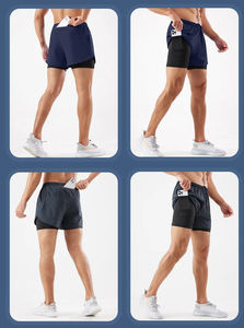 Short de gym personnalisé pour hommes avec poches, entraînement en plein air, course à pied, travail décontracté, short de travail léger, extensible et respirant - Product Image 6