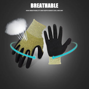 Guantes ARC Flash Contacto Resistente al calor Nivel 1 Trabajo Guantes de construcción - Product Image 4