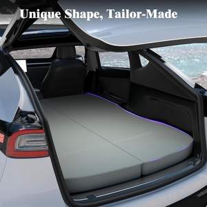 Surmatelas <span class=keywords><strong>de</strong></span> luxe moderne pour voiture Tesla 4 pouces, en fibre <span class=keywords><strong>de</strong></span> polyester, housse en peluche lavable, tapis <span class=keywords><strong>de</strong></span> <span class=keywords><strong>camping</strong></span> pour chambre à coucher - Product Image 4